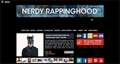 Desktop Screenshot of nerdyrappinghood.com