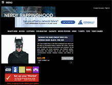 Tablet Screenshot of nerdyrappinghood.com